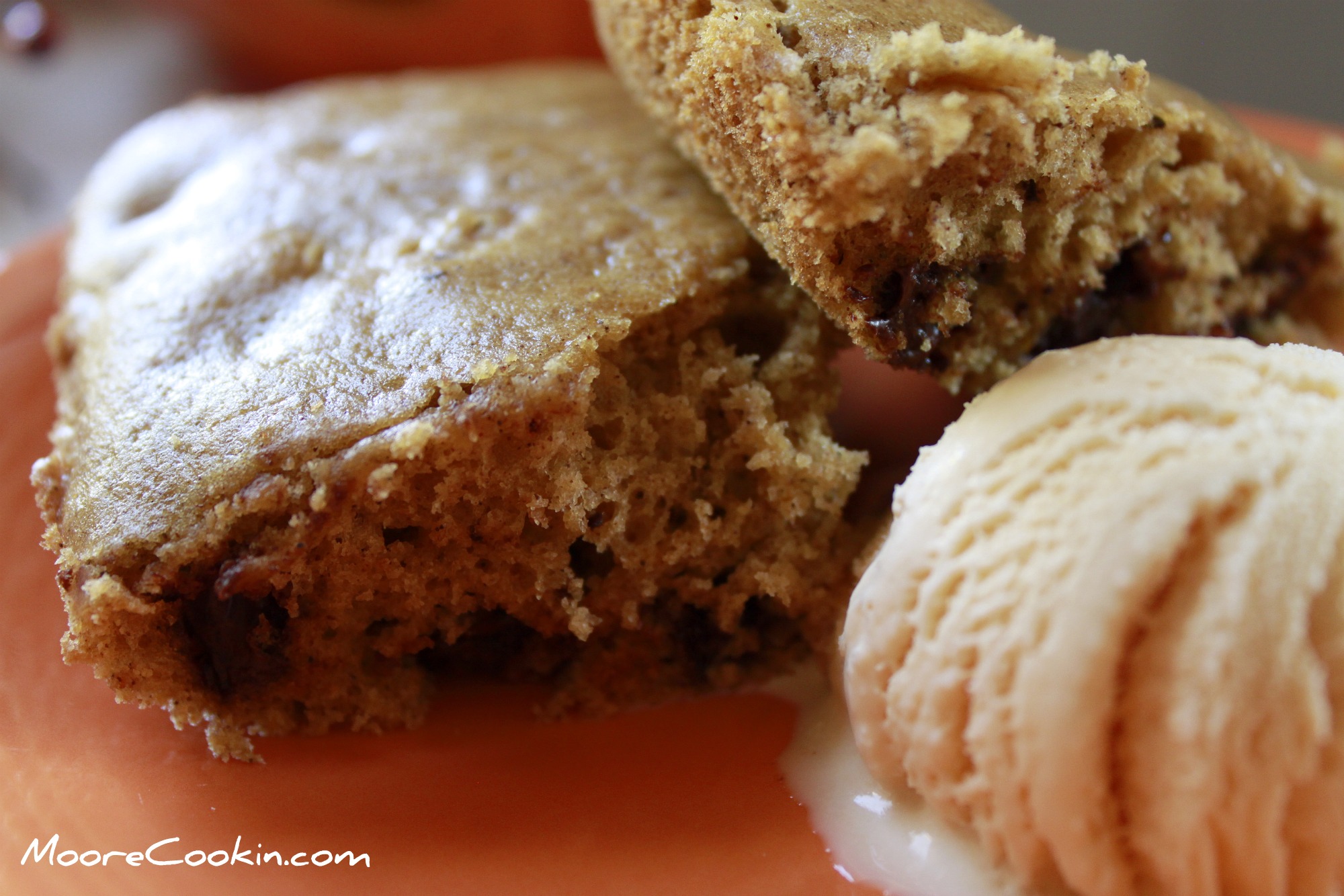 Pumpkin Chocolate Chip Brownies