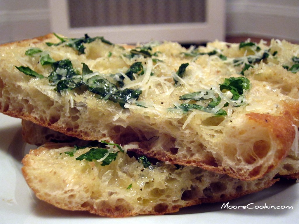 Basil Butter Garlic Bread