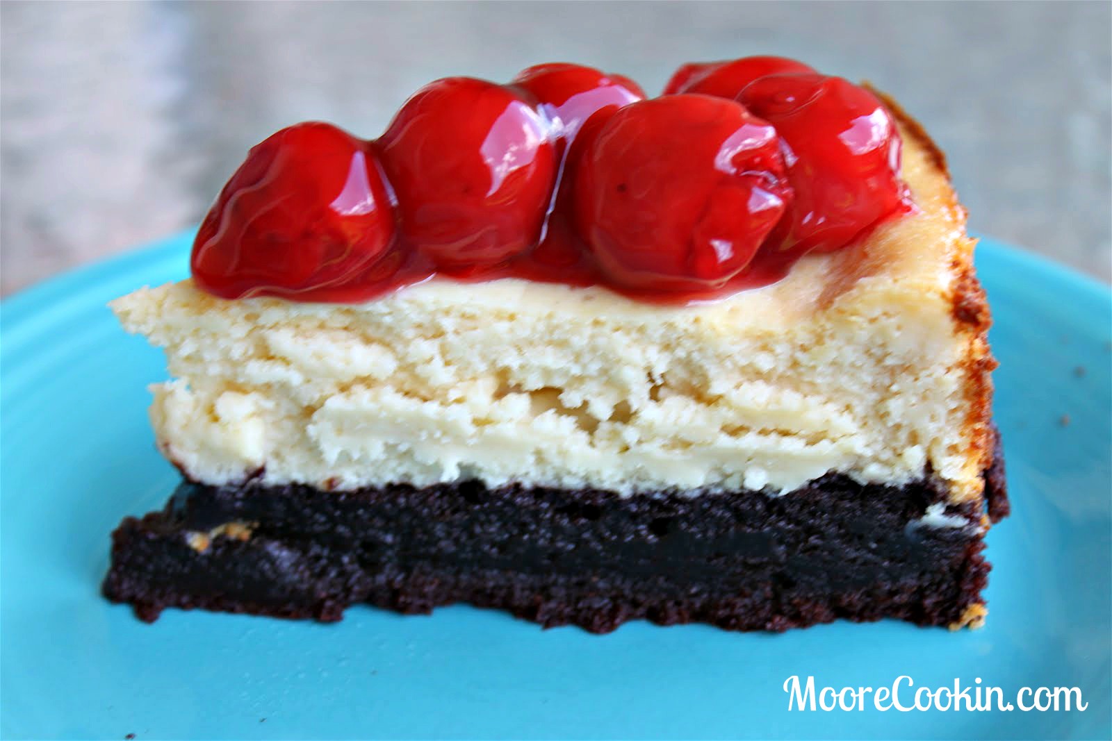 Brownie Cherry Cheesecake Recipe