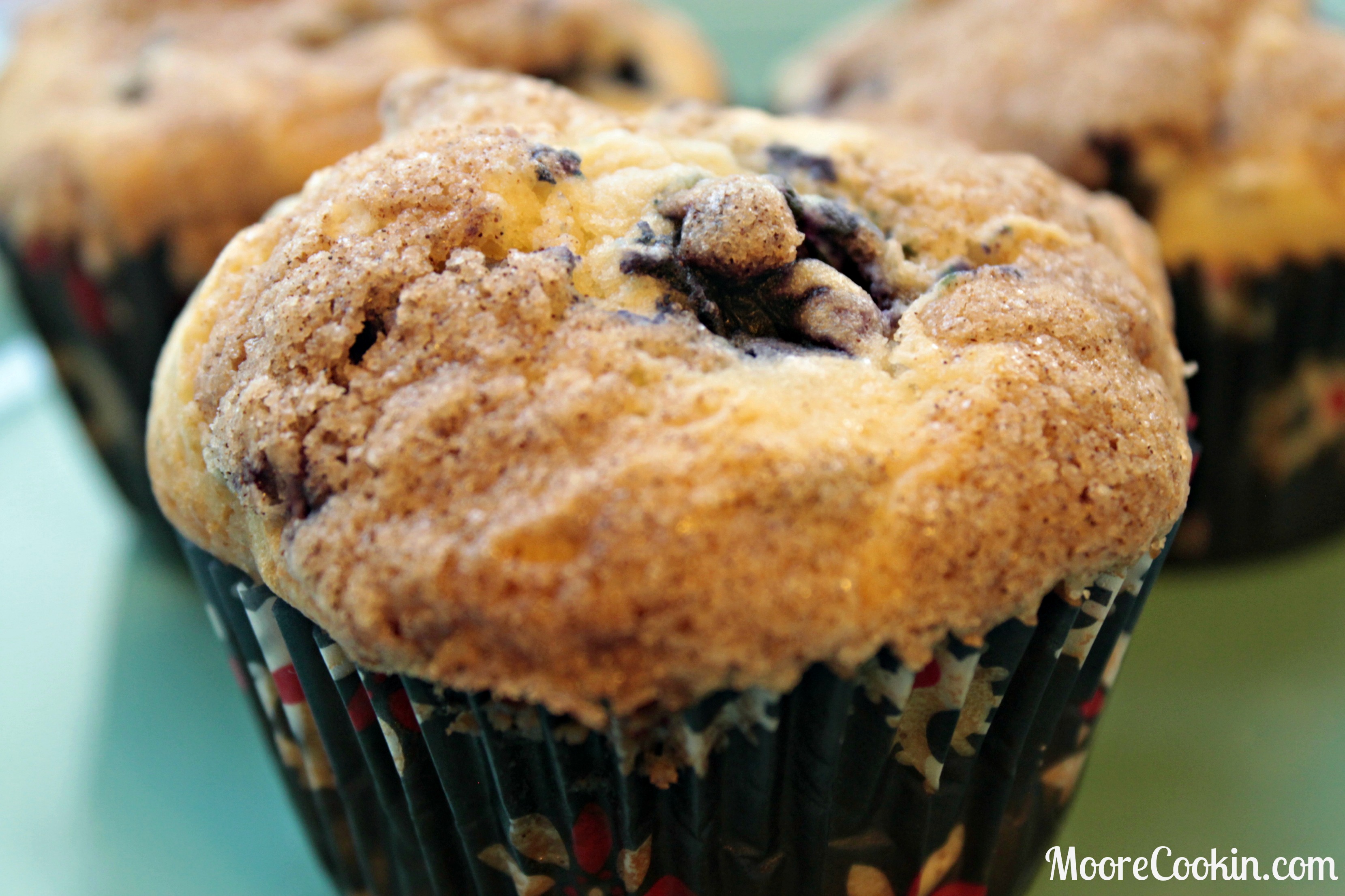 Blueberry Chocolate Chip Streusel Muffin