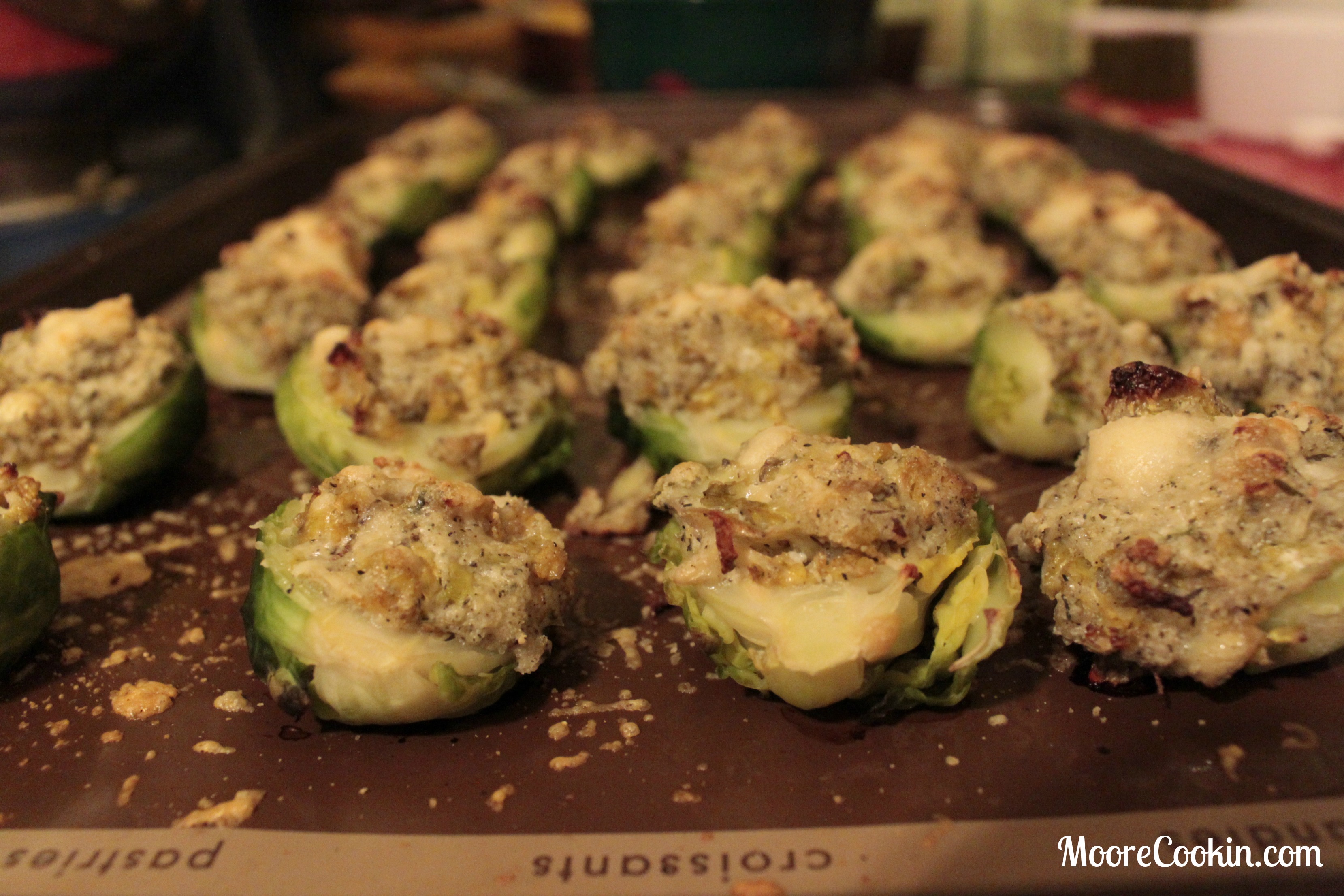 Italian Stuffed Brussels Sprouts