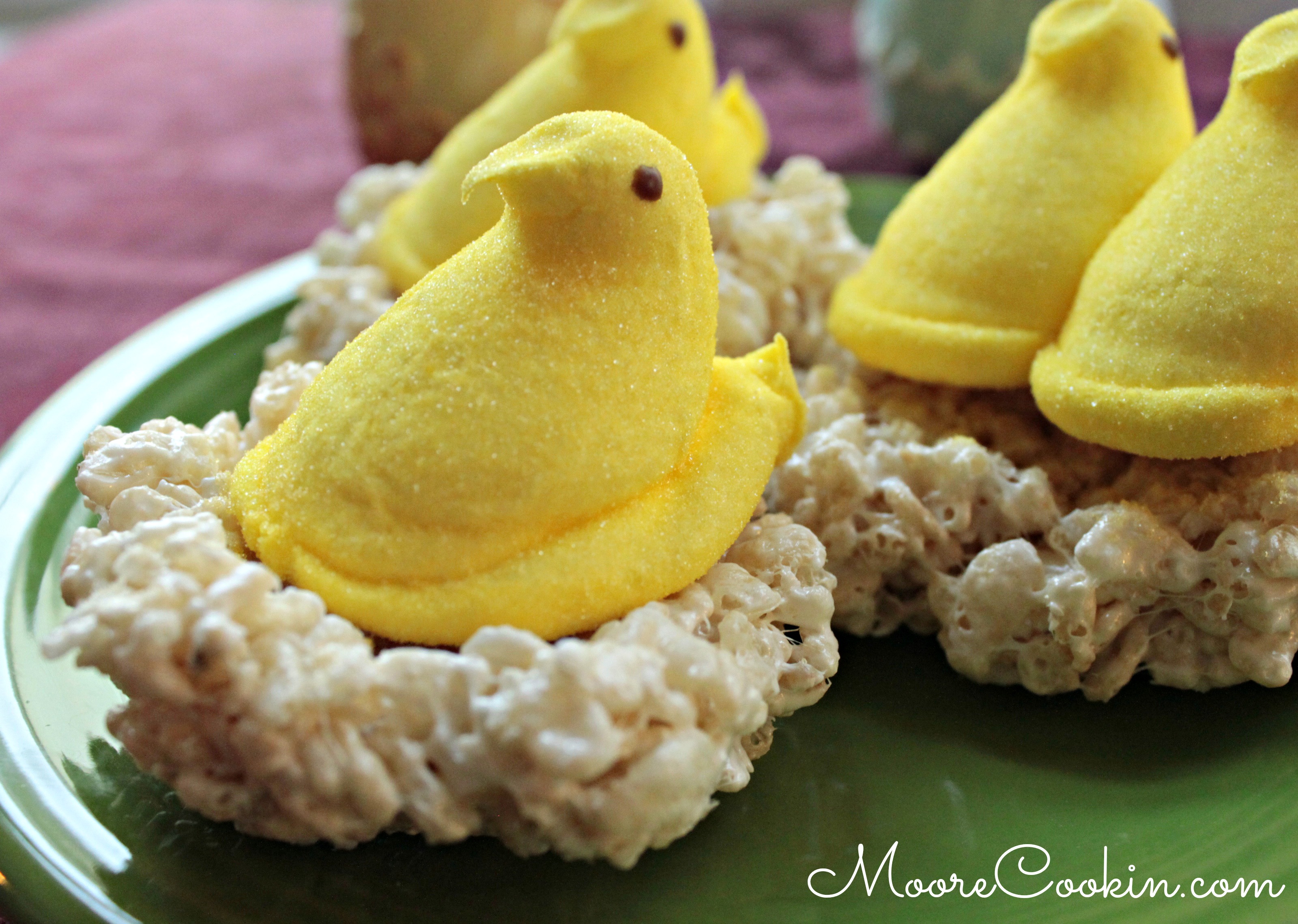 easter rice krispie peeps