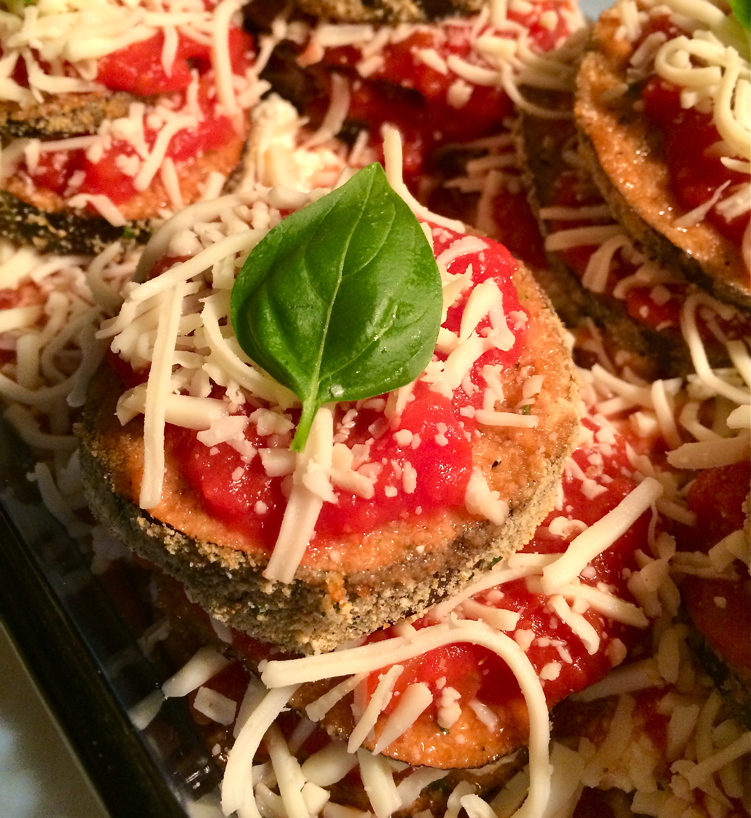 eggplant parmesan stacks