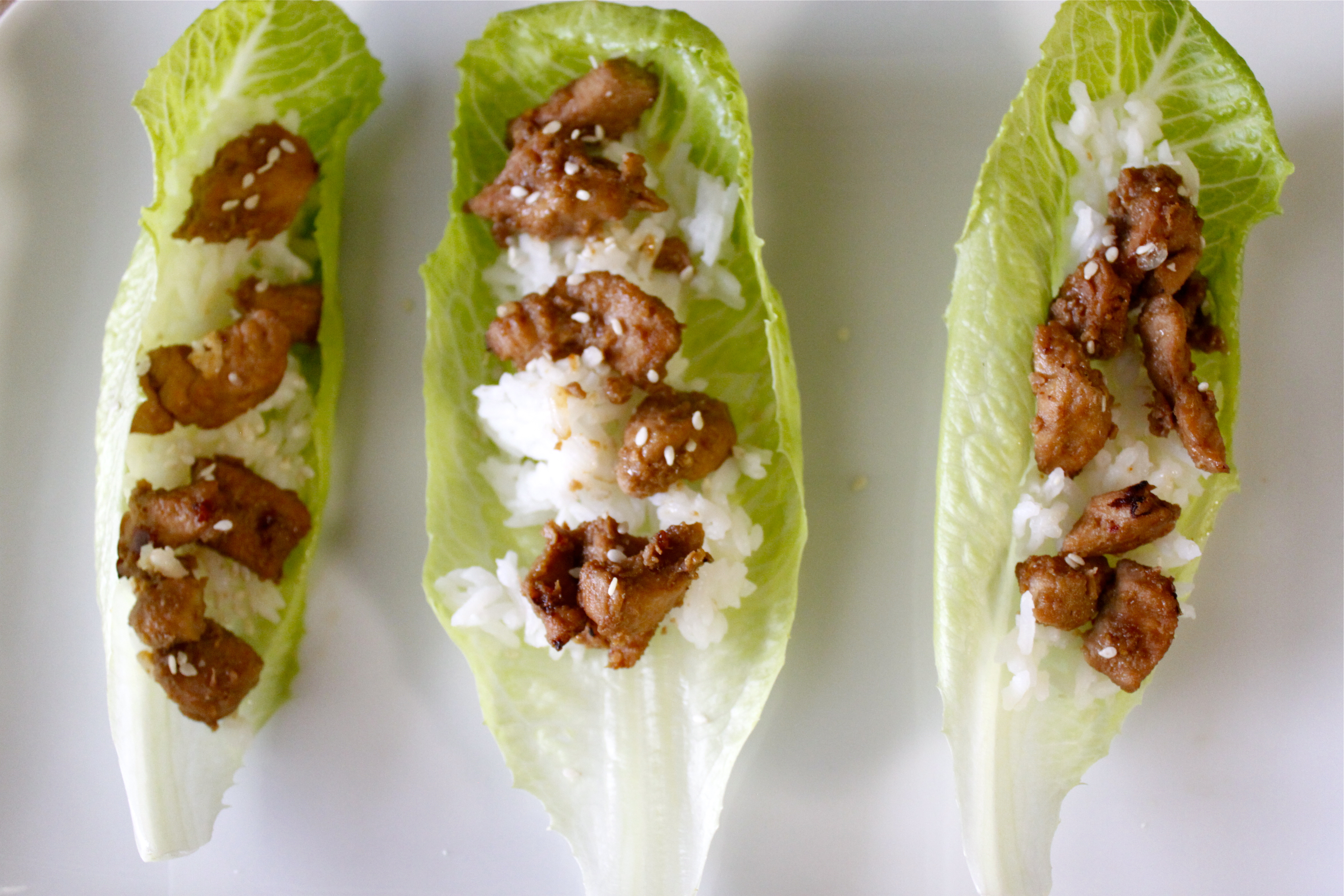 chicken lettuce cups
