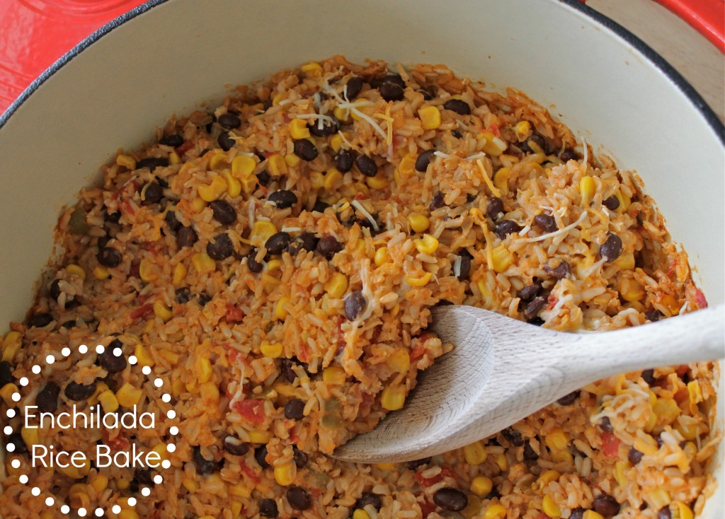 enchilada rice bake