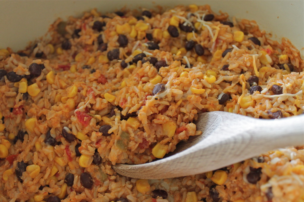 enchilada rice bake