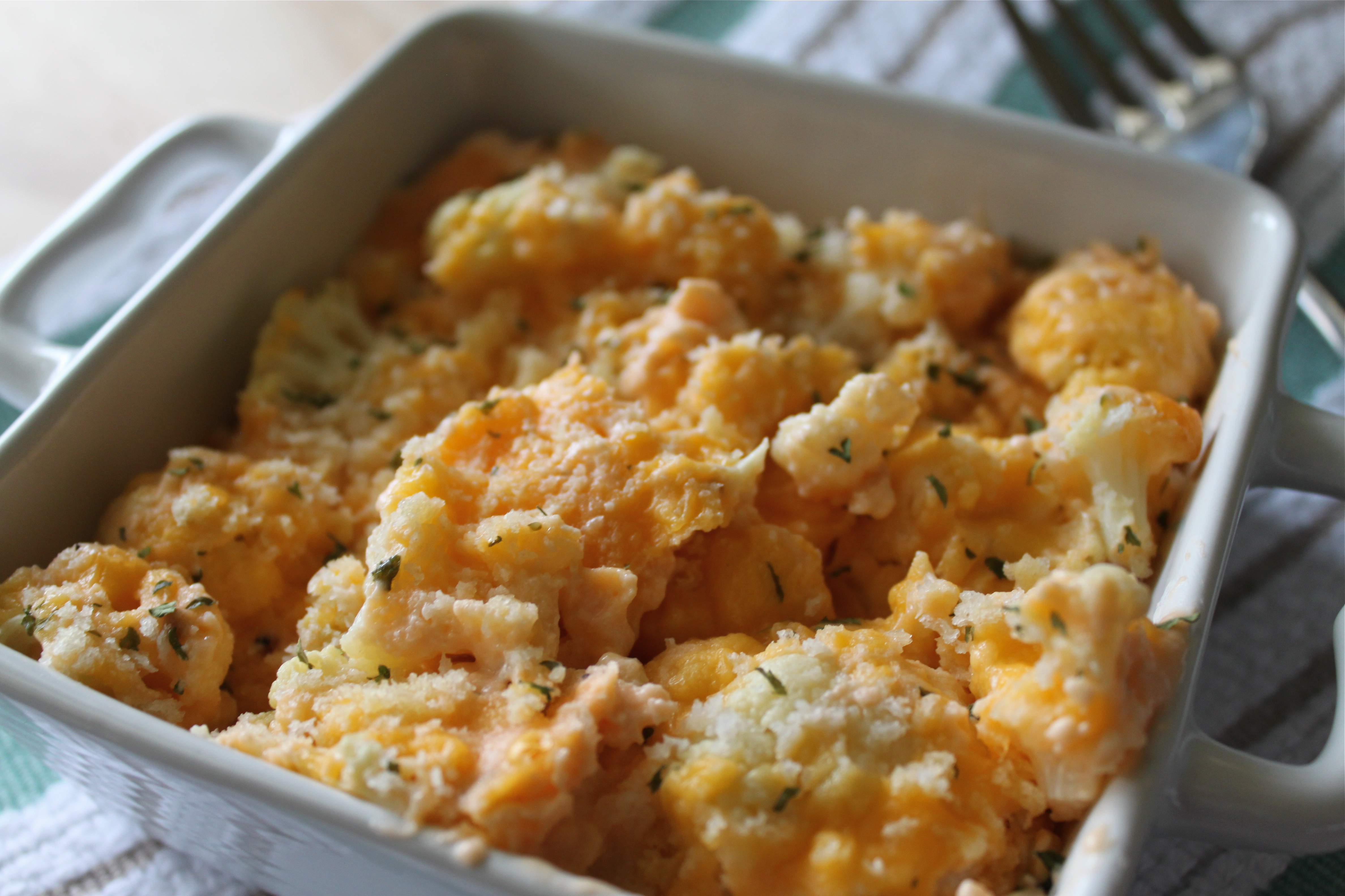 cauliflower mac and cheese