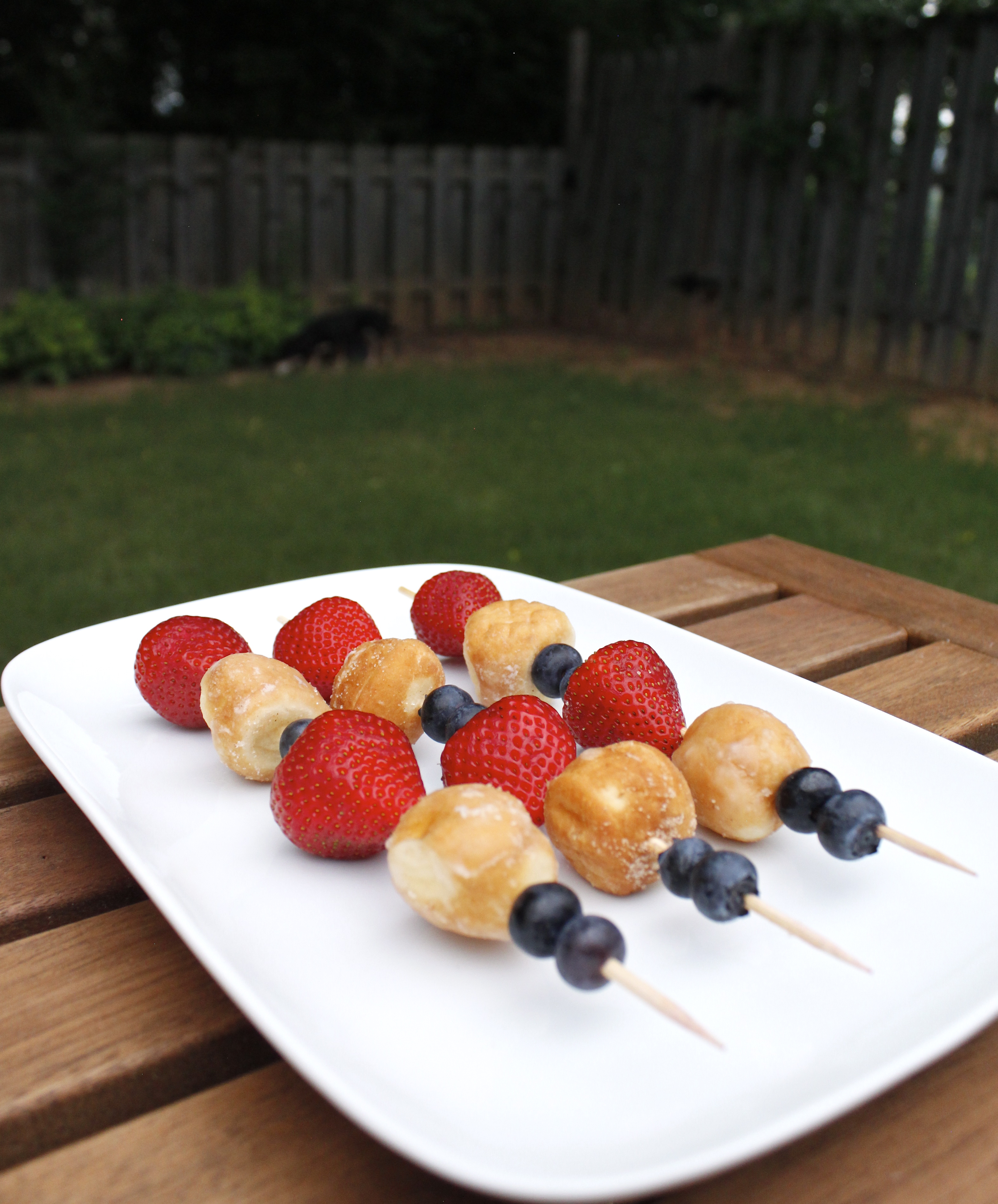 Donut Hole Breakfast Kebabs