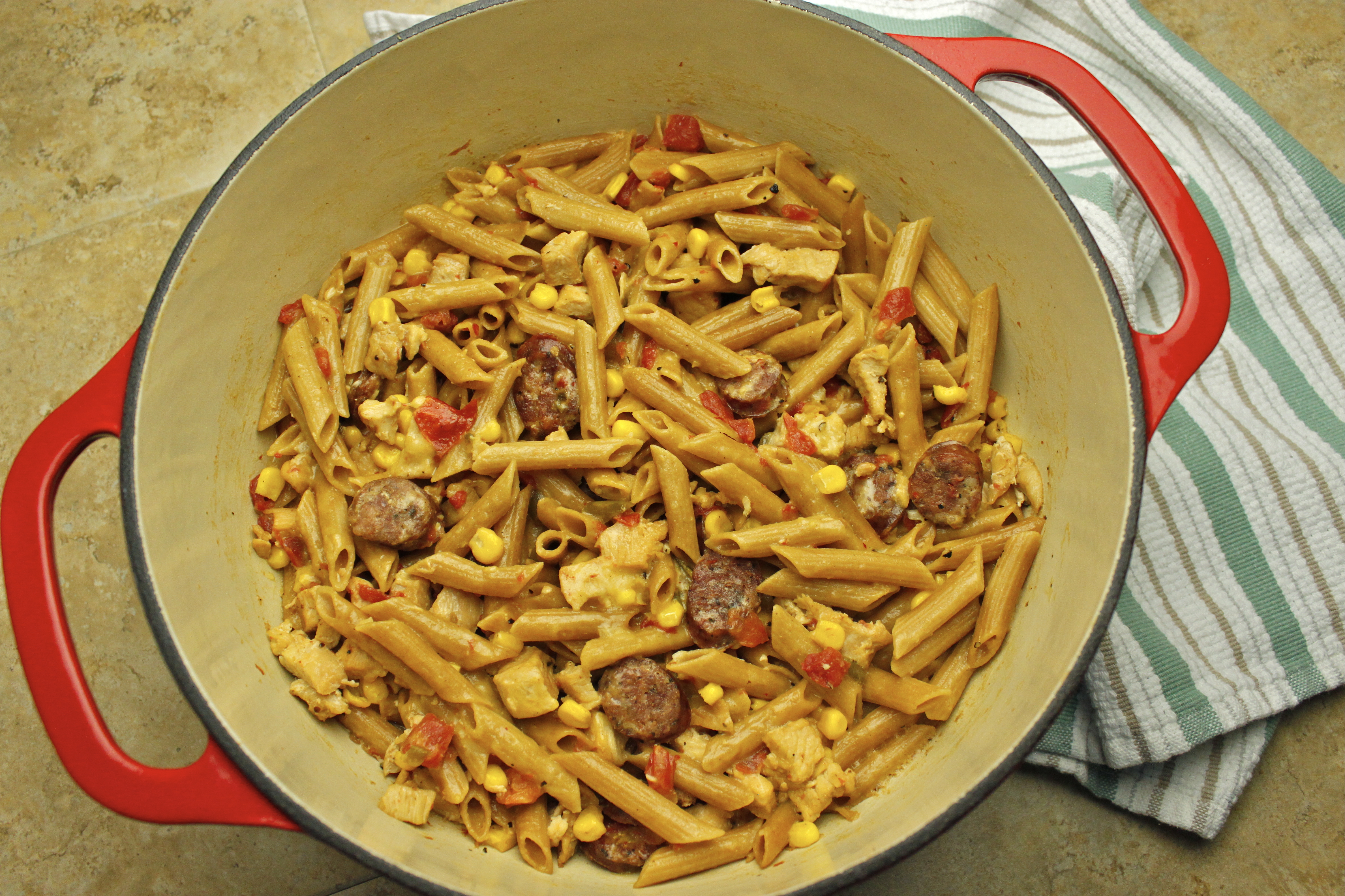 One Pot Spicy Sausage Pasta